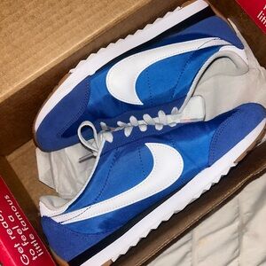 Nike Blue and White Athletic Shoes